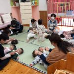 つくし組　保育参加の様子